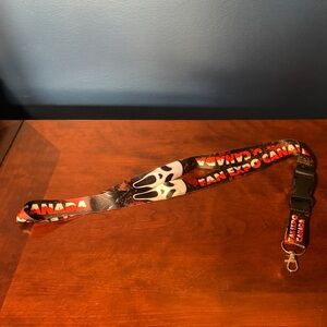 Fan Expo Canada Lanyard with Ghost Face Design
